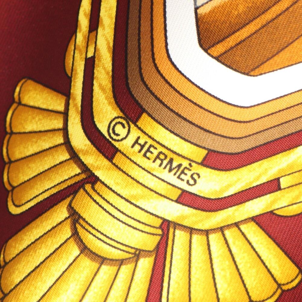 HERMES White Silk Scarf - Picture 2 of 4